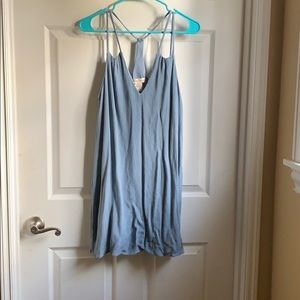Urban Outfitters light blue/grey shift dress